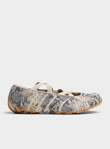 Adidas Patterned Ecru Snake-pattern Ghost Spirit ballet flat sneakers Women for women