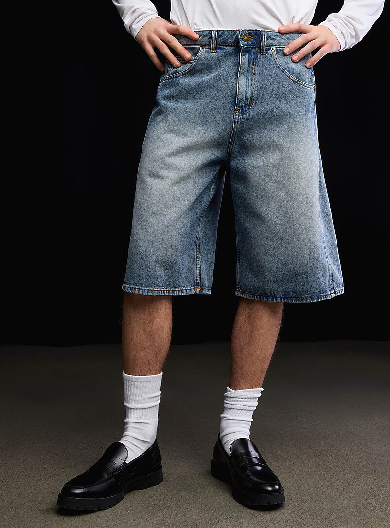 Two-tone washed jort | Adidas Originals | Shop Men's Bermuda