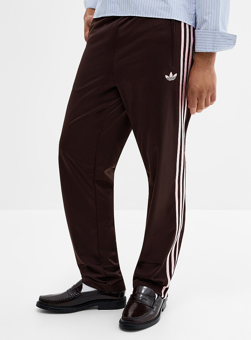 Adidas Originals: Le pantalon <i>track</i> Firebird caf&eacute; Brun pour homme