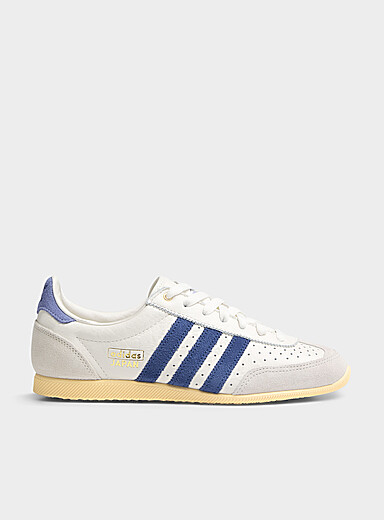 Le sneaker Japan &eacute;cru et bleu Femme