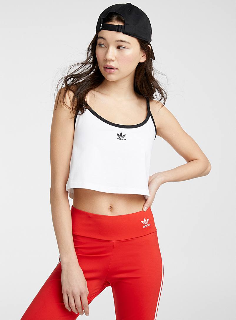 adidas women's cropped tops