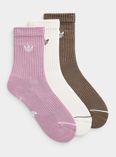 Seasonal colour ribbed socks 3-pack