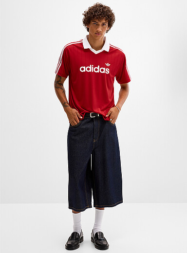 Le polo de soccer Adicolor rayures verticales
