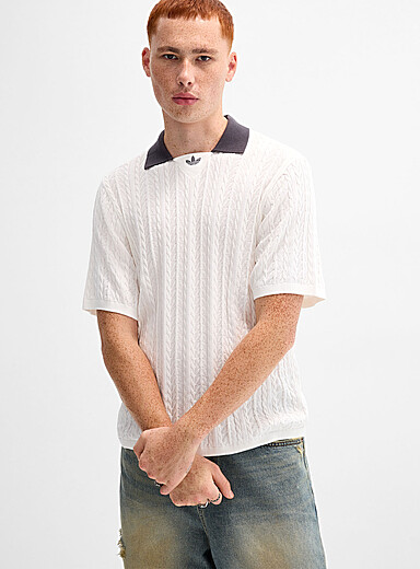 Le polo de soccer c&acirc;bles torsad&eacute;s <b>Coupe ample</b>