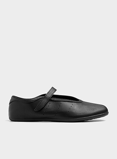 Adidas Originals Black Stan Smith Lo Ballet leather ballet flats Women for women