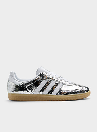 Le sneaker Samba OG &eacute;cailles m&eacute;talliques Femme