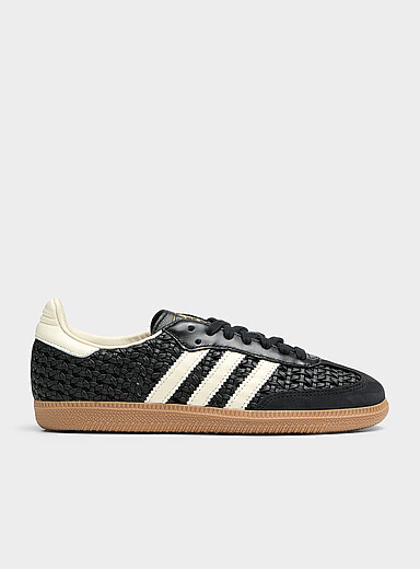 Le sneaker Samba OG cuir tress&eacute; Femme