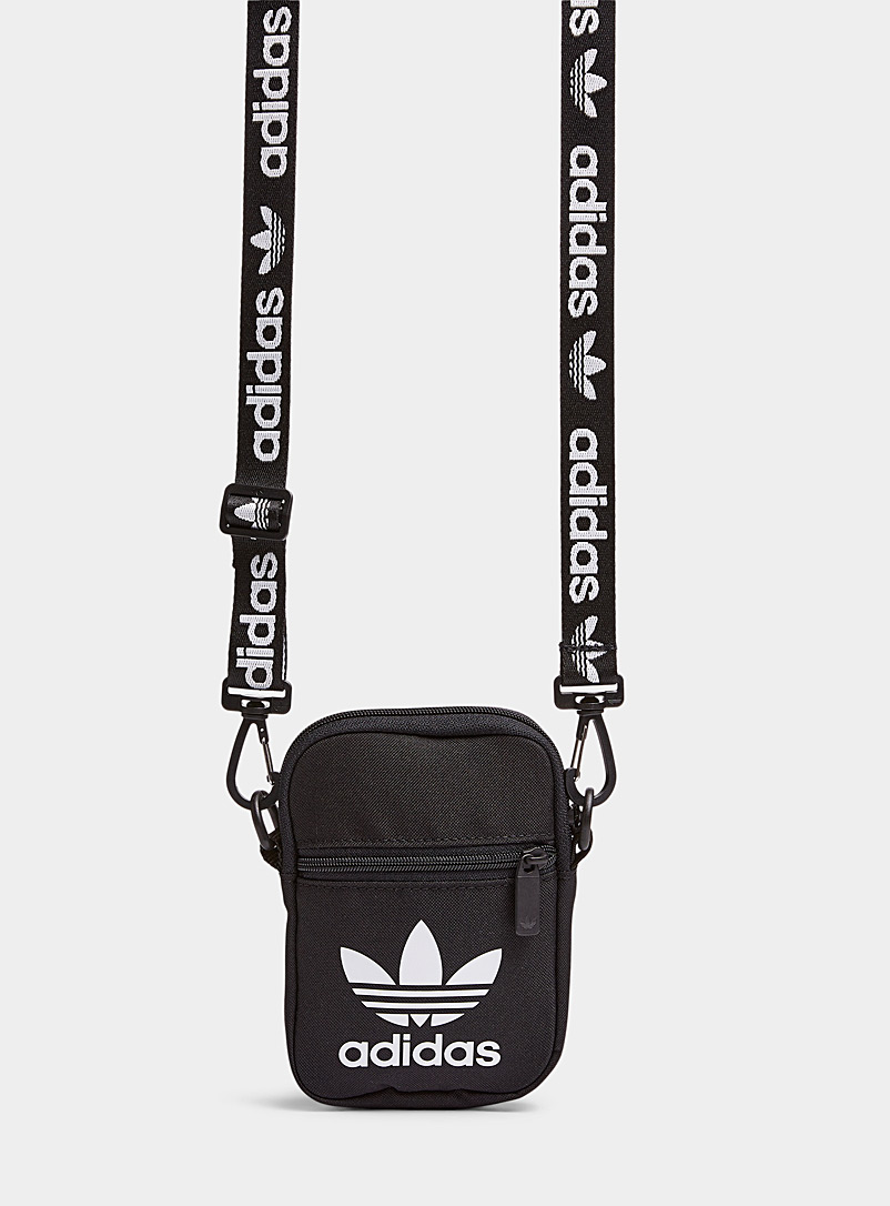 Adidas Originals Black Festival recycled small shoulder bag for women