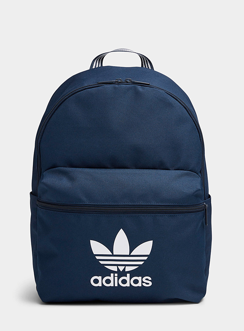 Adidas Originals Blue Adicolor logo backpack for women