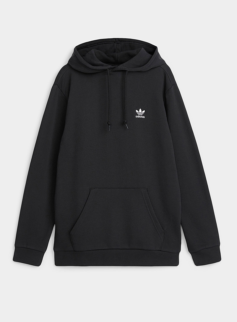 Adidas Originals Black Trefoil logo hoodie for men