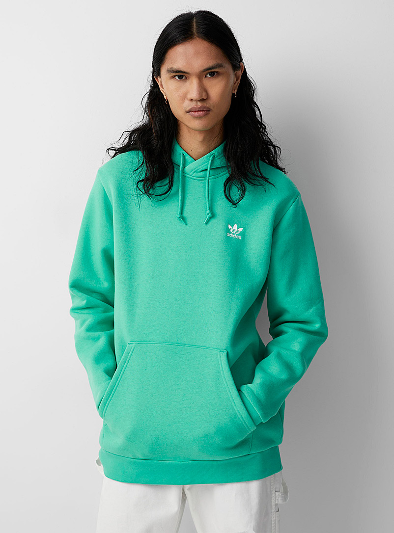 Adidas Originals: Le kangourou logo Trefoil Vert pour homme