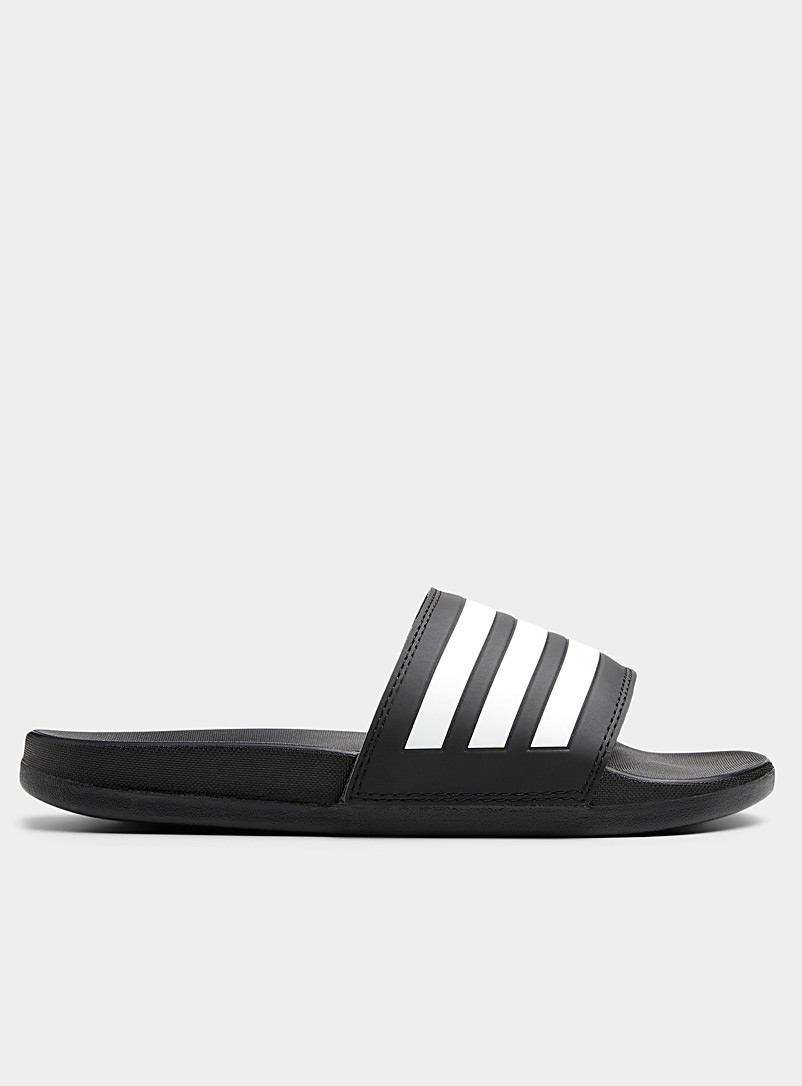 Adidas: La sandale slide Adilette Comfort noire Femme Noir pour femme