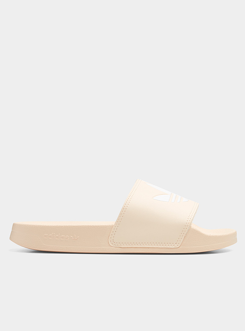 Adidas Originals: La sandale slide Adilette Lite Femme Beige crème pour femme