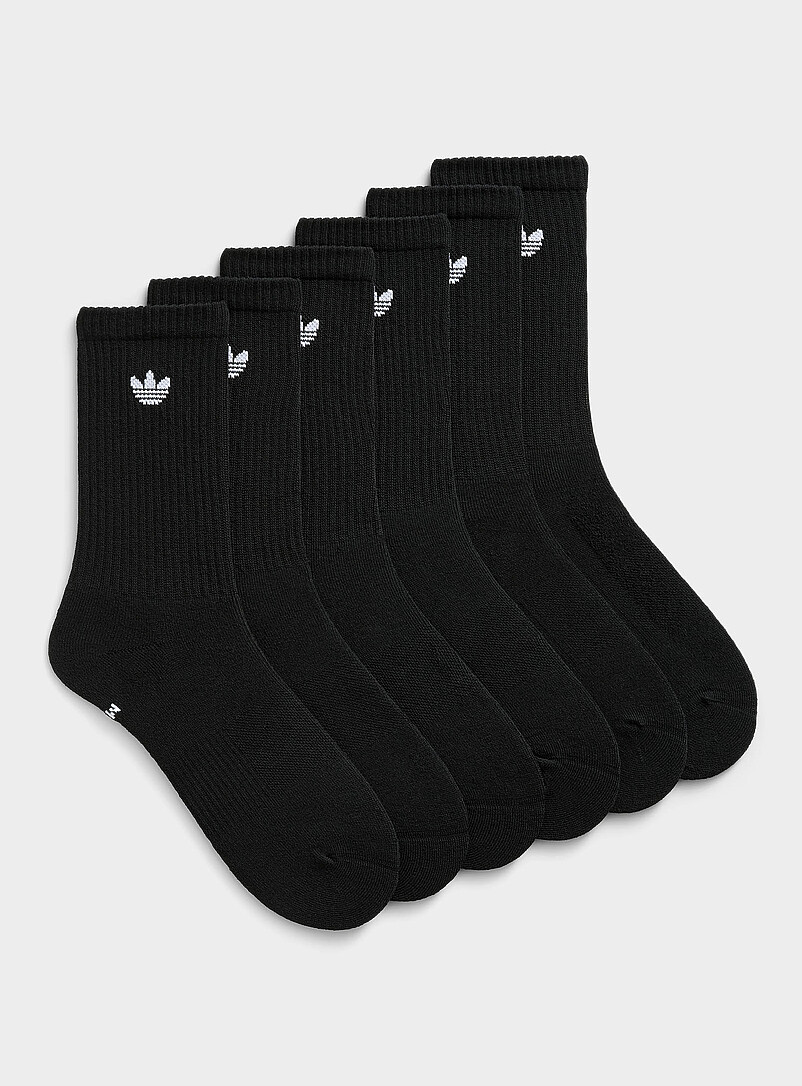 Neutral Ribbed Socks 6-Pack