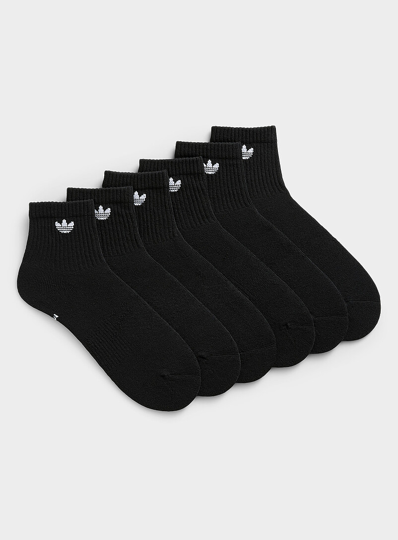 Neutral ribbed ankle socks 6-pack product image (primary)
