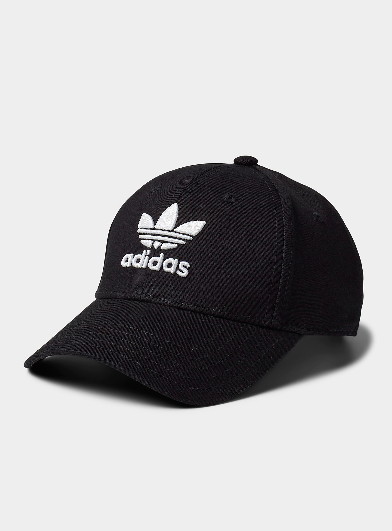 Adidas Originals Logo Embroidery Baseball Cap In Black