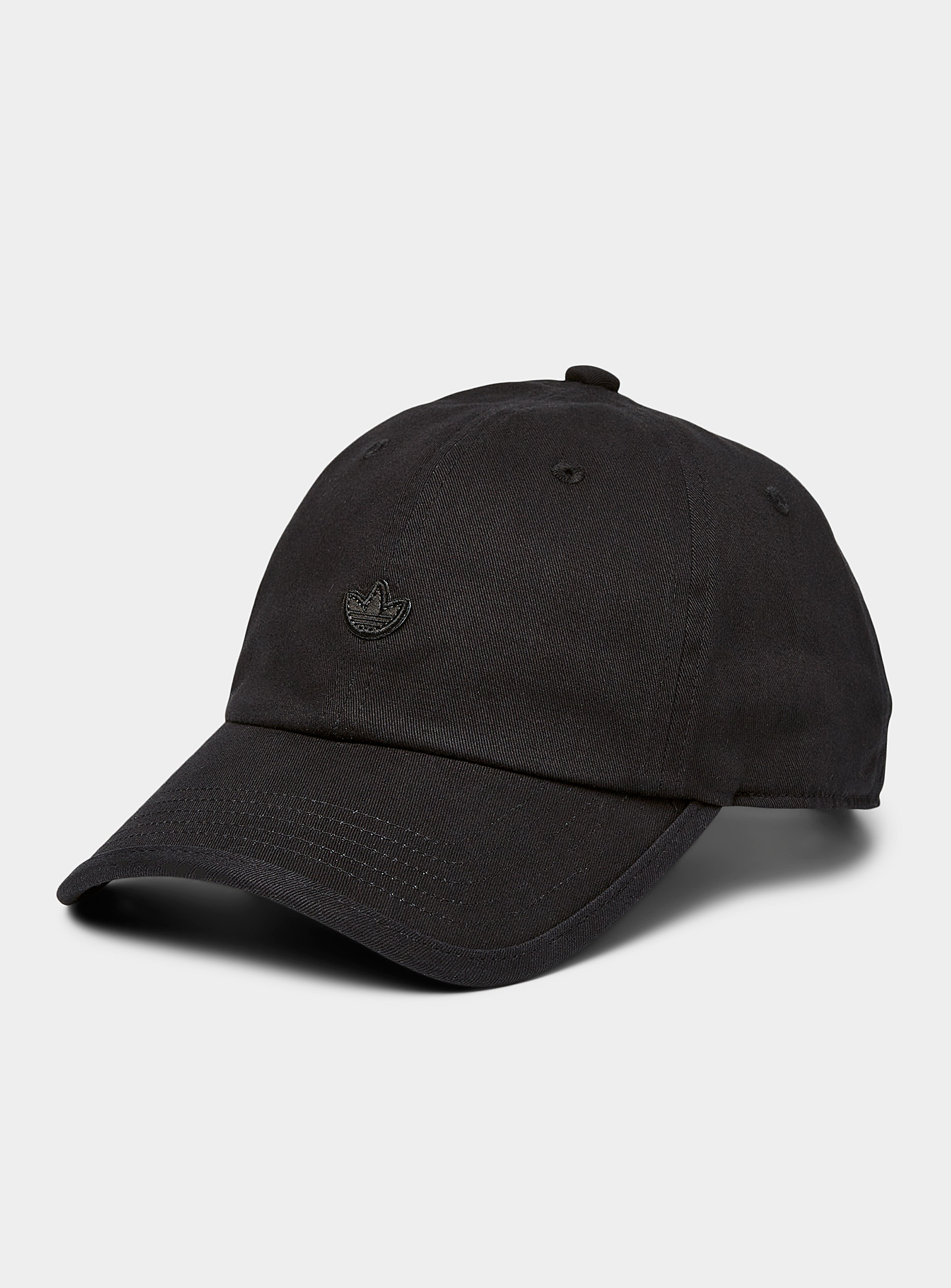 Adidas Originals Tone-on-tone Logo Baseball Cap In Black
