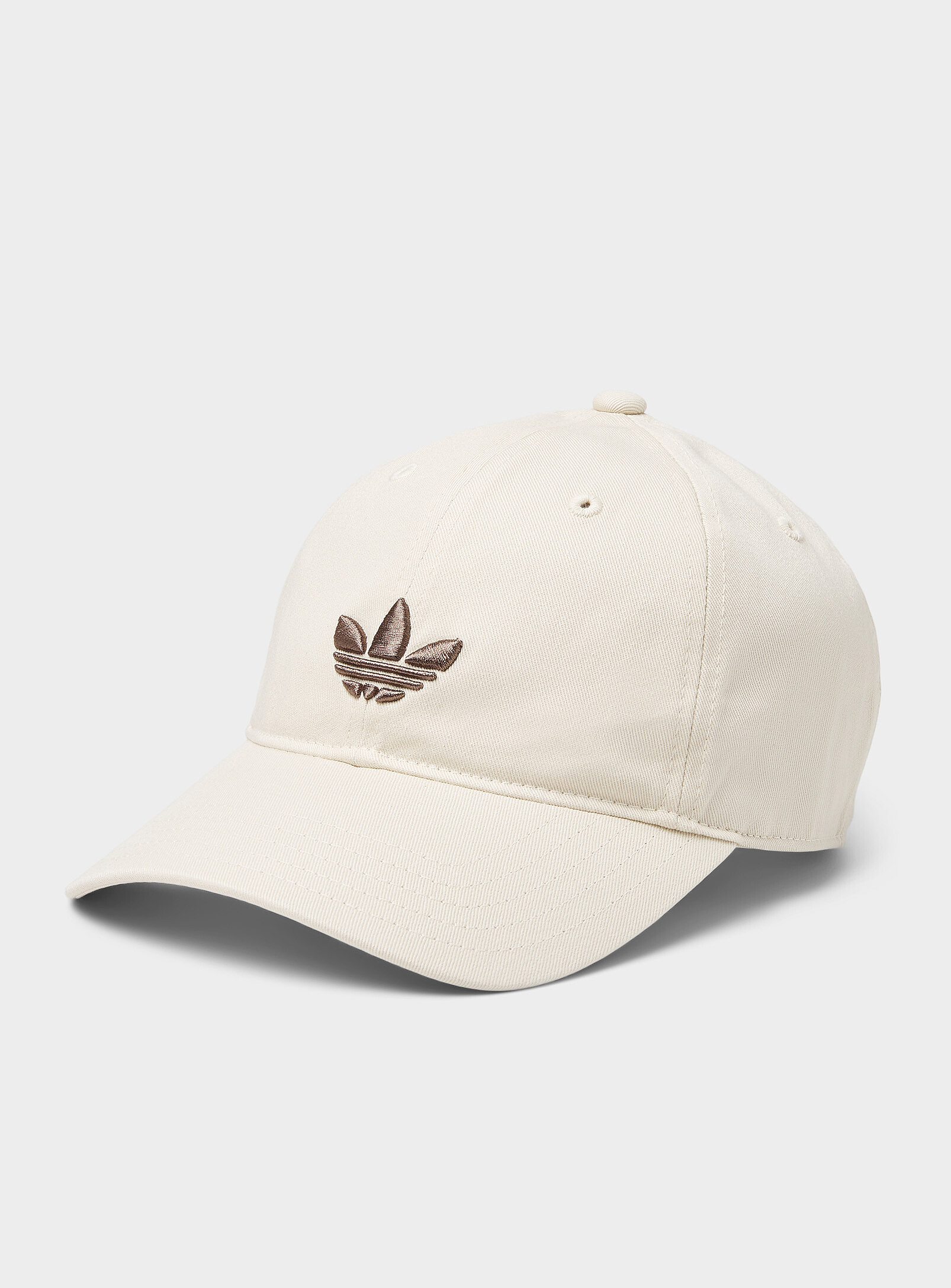 Adidas Originals - Embroidered logo baseball cap (Women, Beige, ONE SIZE)