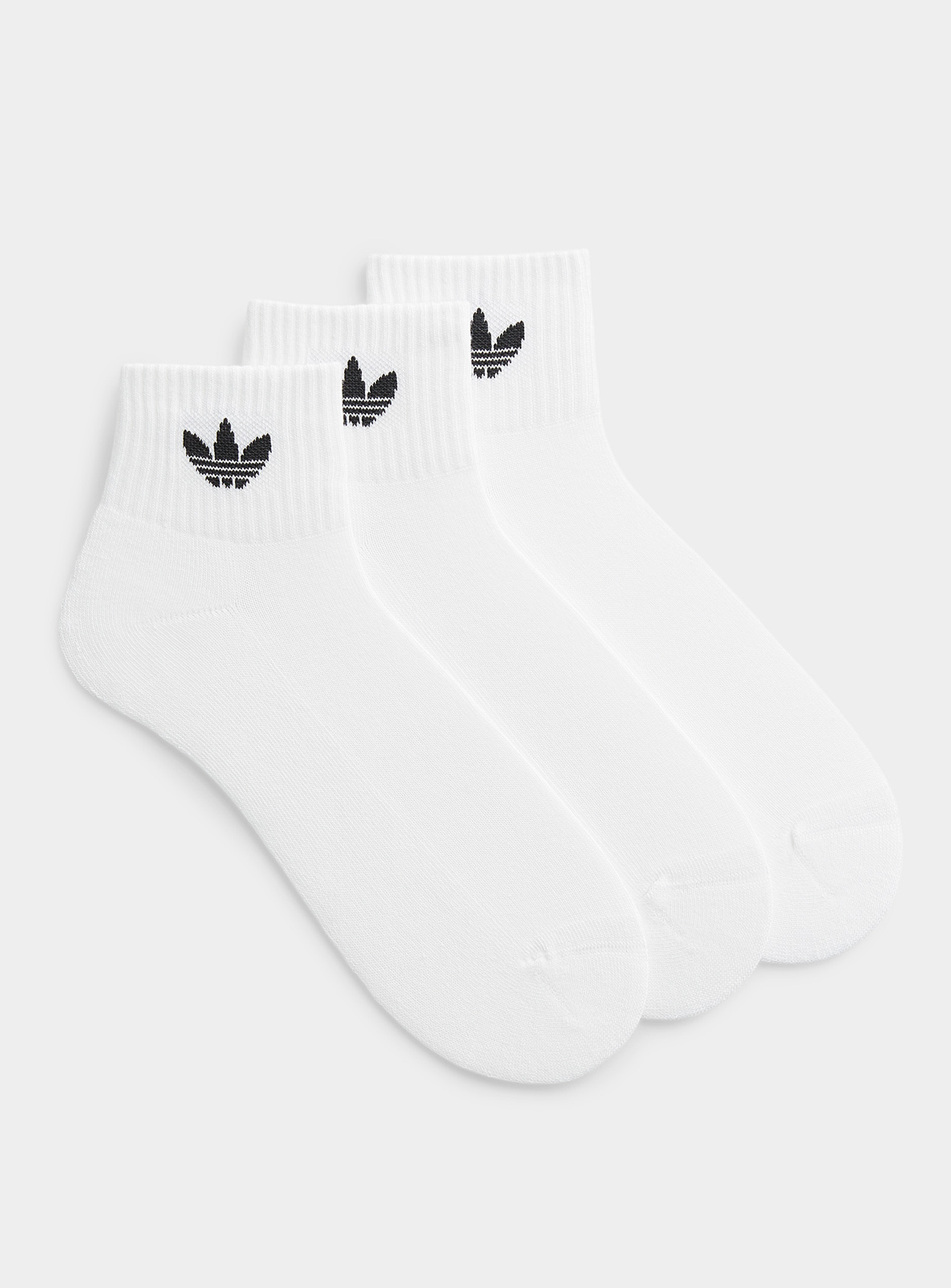 Adidas Originals Logo Signature Socks 3-pack In White