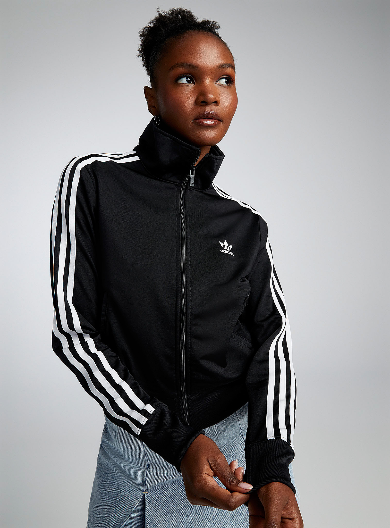Shop Adidas Originals Firebird Track Jacket In Black
