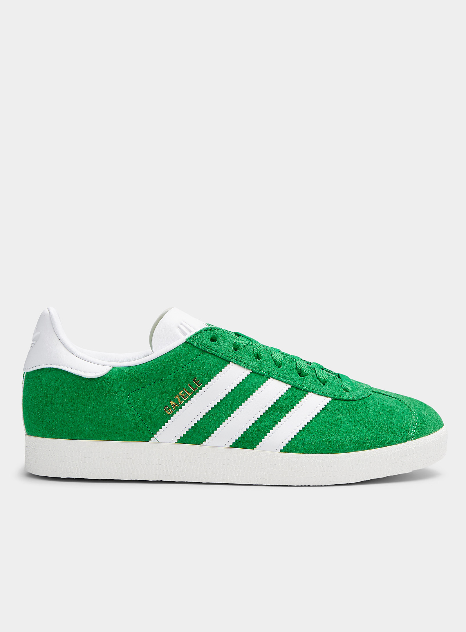 Shop Adidas Originals Preloved Green Suede Gazelle Sneakers Men