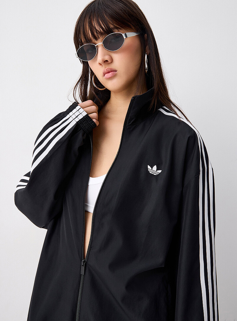 Long Striped Track Jacket