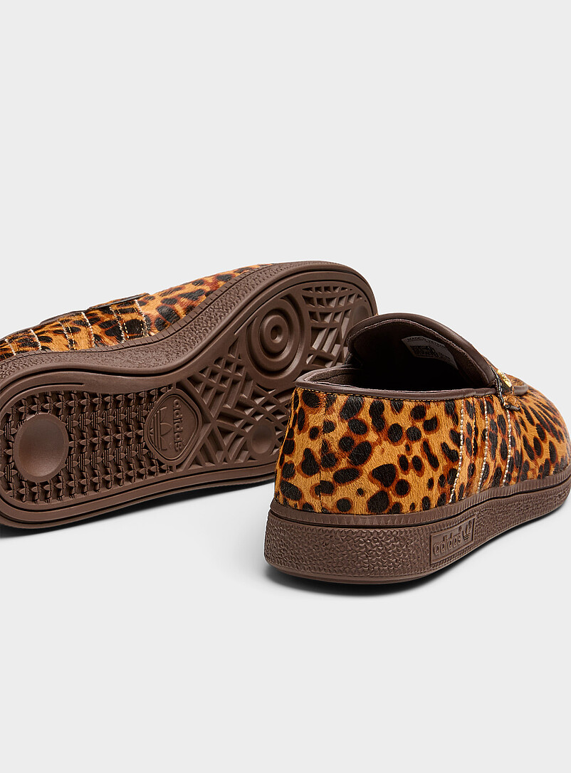 Handball Spezial leopard pony hair leather penny loafers Women product image 2