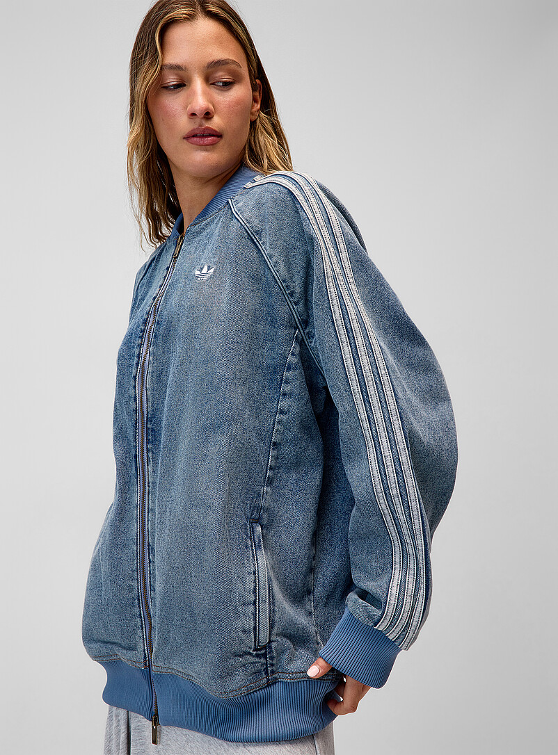 Superstar washed jean bomber jacket product image 2