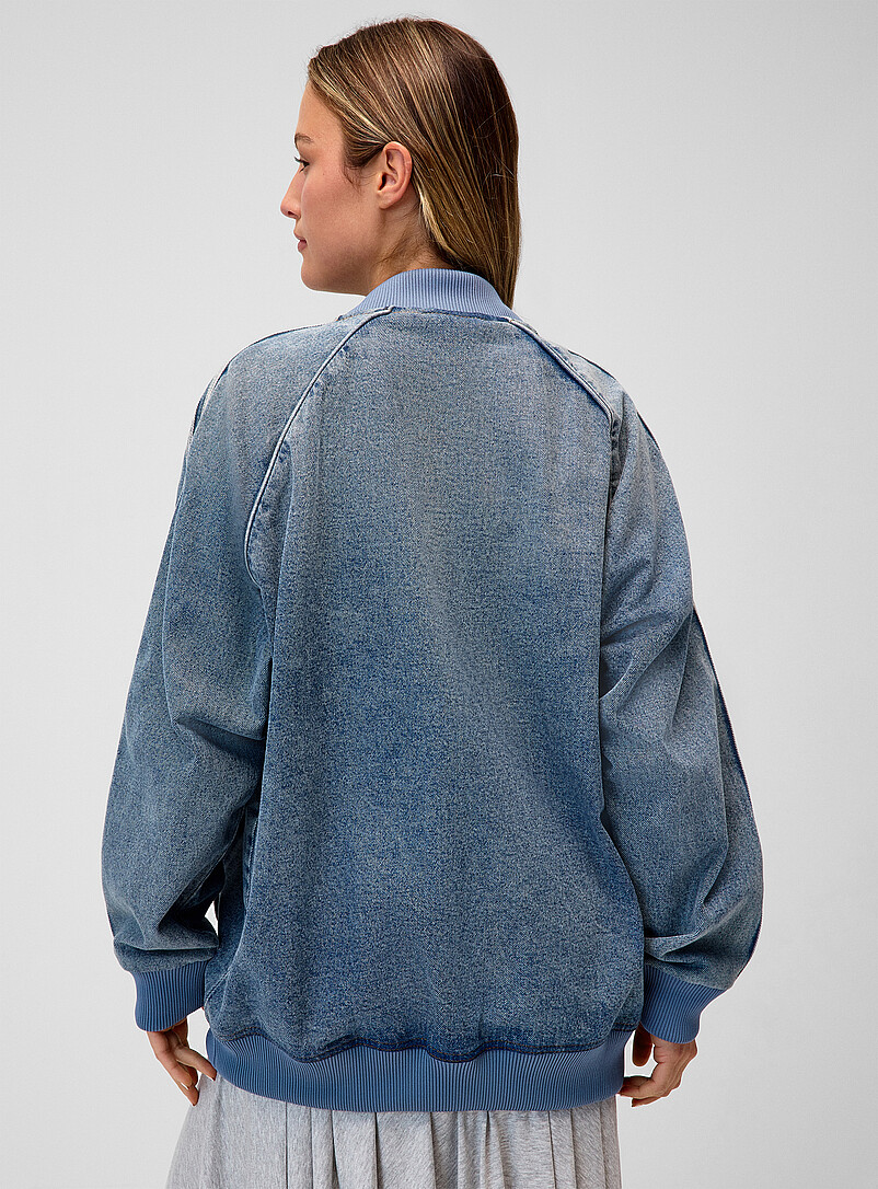 Superstar washed jean bomber jacket product image 3