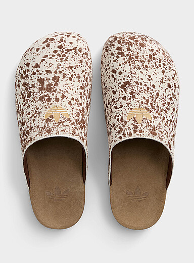Adimule cowhide pony hair leather mules Men