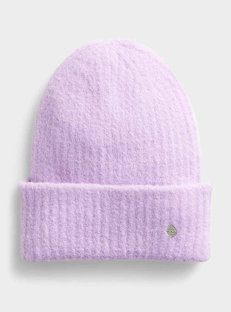 Bula Lilacs Fluffy ribbed tuque for women