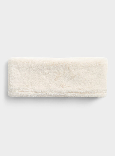 Le bandeau effet fourrure Cozy
