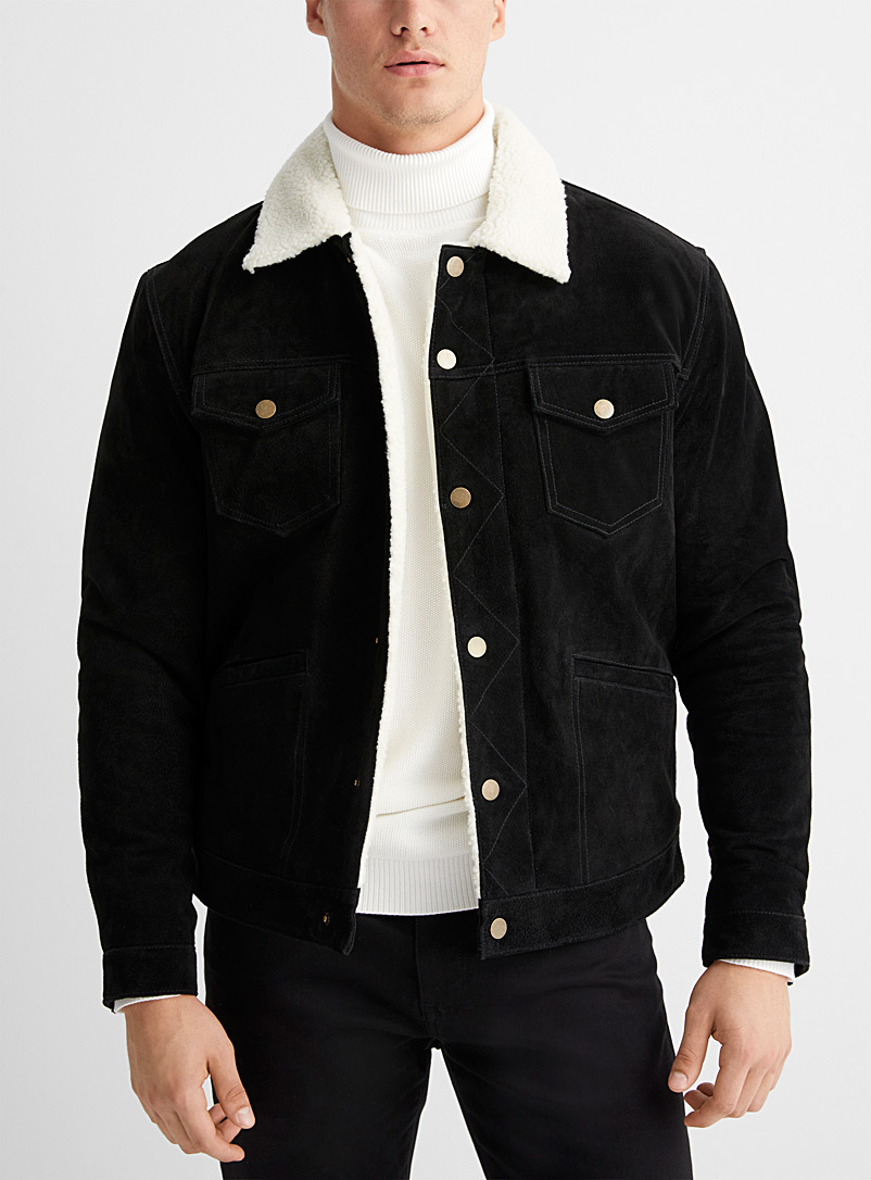 Men's Leather & Suede Jackets | Simons Canada