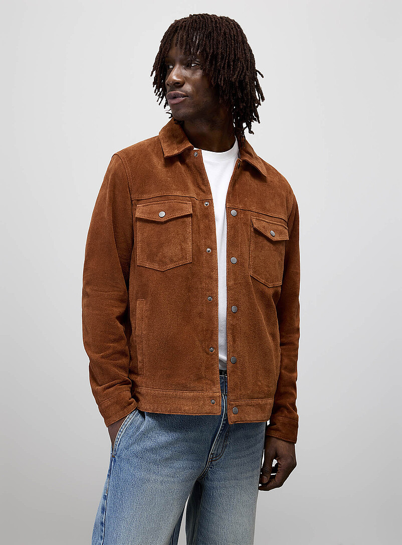 Minimalist Suede Jacket