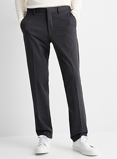 Dark chambray pant Straight, slim fit | Bosco | Shop Men's Dress Pants ...
