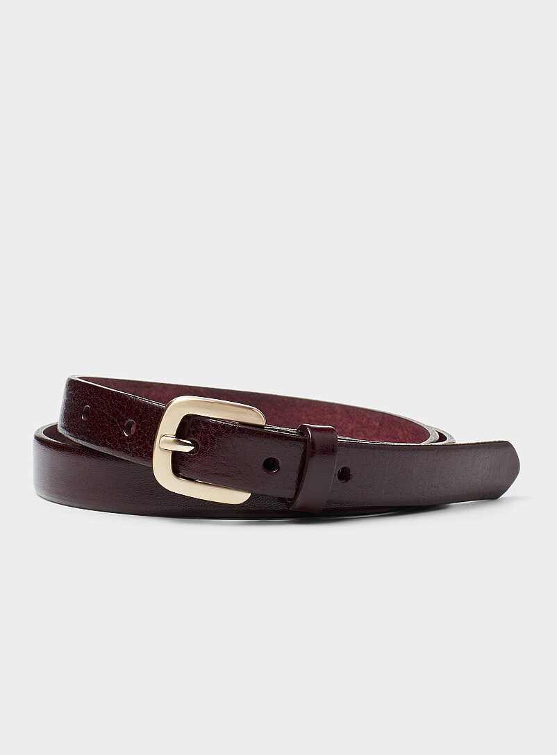 Lot De 3 Ceintures Femme Motif Serpent Léopard Zèbre - Fine Cuir Synthétique 105CM Avec Boucle