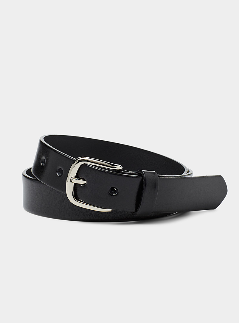 Wide rounded-buckle leather belt, Simons, Women's Belts: Shop Fashion  Belts for Women Online in Canada