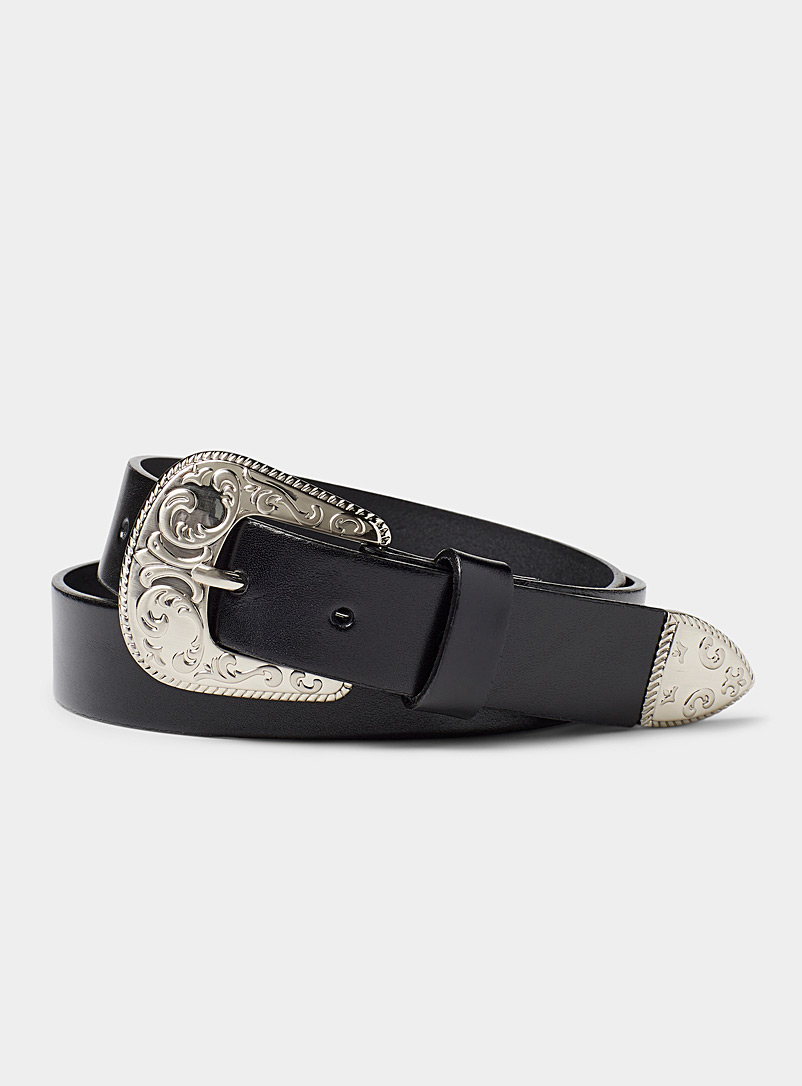 Western leather belt | Simons | Women's Belts: Shop Fashion Belts