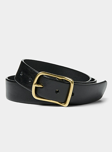 Wide rounded-buckle leather belt, Simons, Women's Belts: Shop Fashion  Belts for Women Online in Canada
