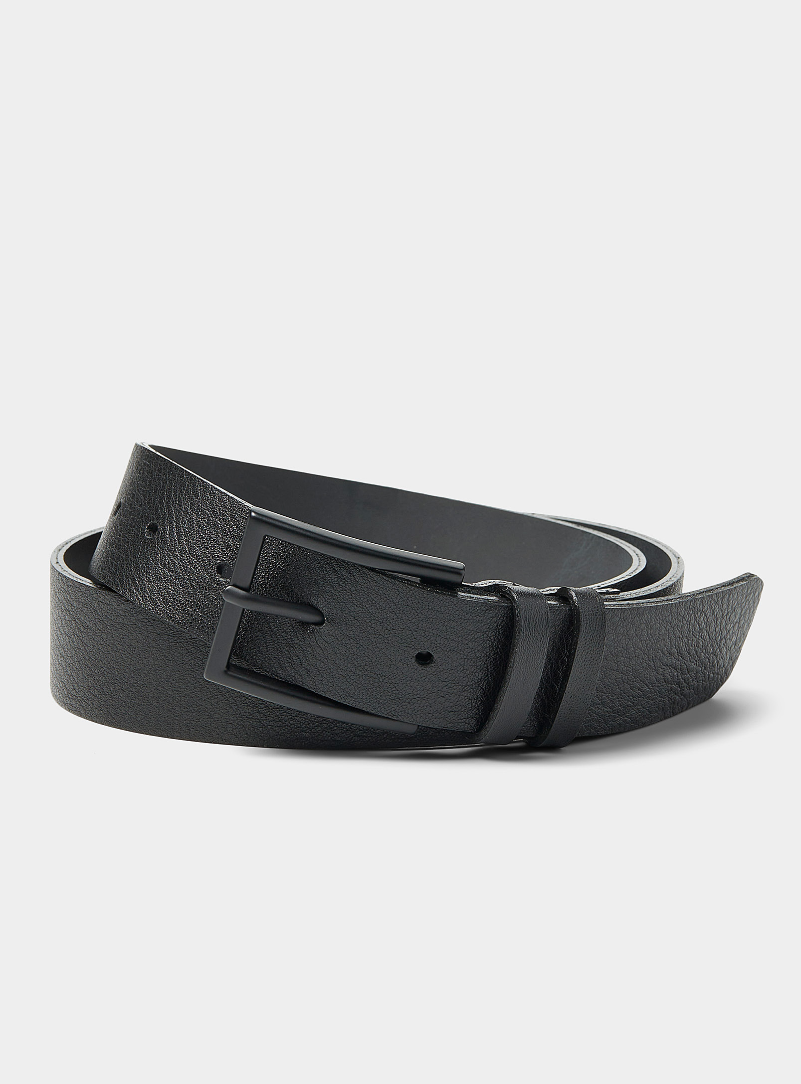 Le 31 Matte-buckle Belt In Black