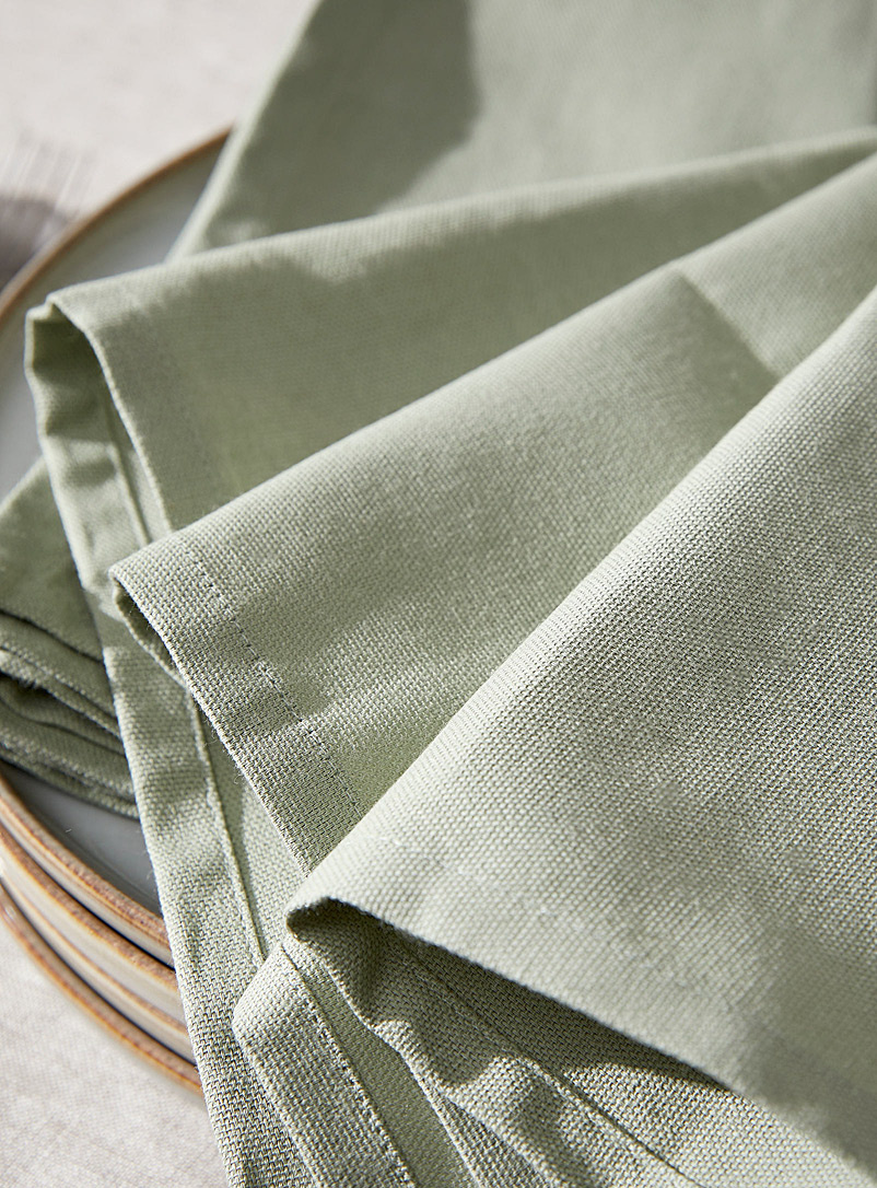 Simons Maison: Les serviettes de table monochromes Ensemble de 2 Vieux rose