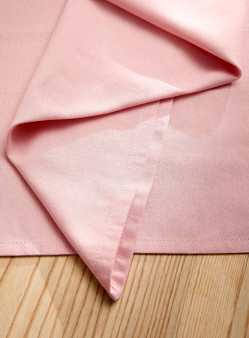 Simons Maison: Les serviettes de table monochromes Ensemble de 2 Vieux rose