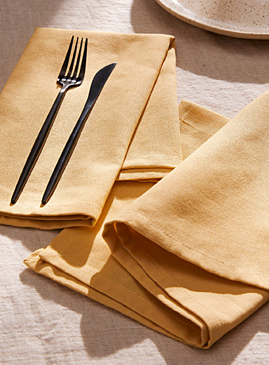 Simons Maison Dusky Pink Monochrome napkins Set of 2