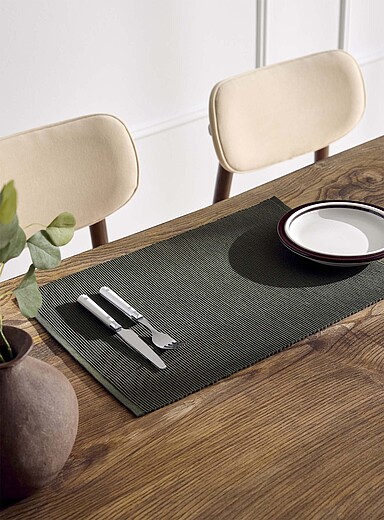 Simons Maison Copper/Rust Fine grooves placemat