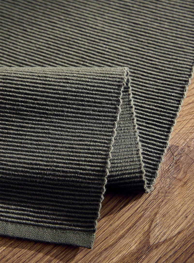 Simons Maison Green Fine grooves placemat