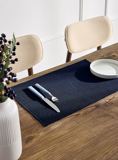 Simons Maison Copper/Rust Fine grooves placemat