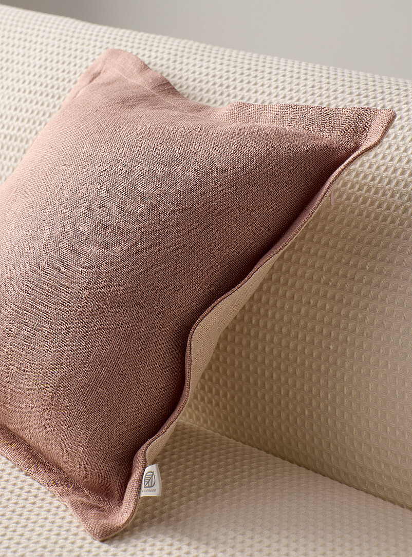 Simons Maison Sand Pure linen ruffled removable-cover cushion 45 x 45 cm