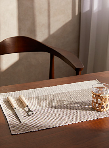 Block-stripe placemat
