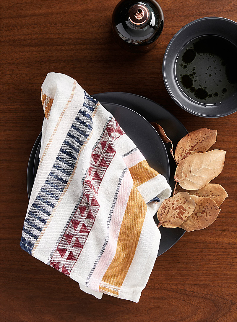 Simons Maison: La serviette de table rayures créatives Assorti
