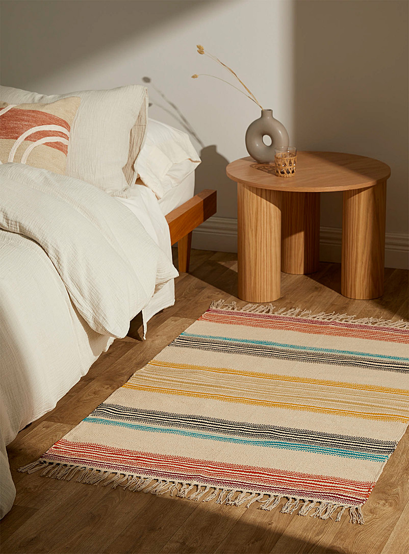 Simons Maison Assorted Colourful stripes rug 90 x 130 cm